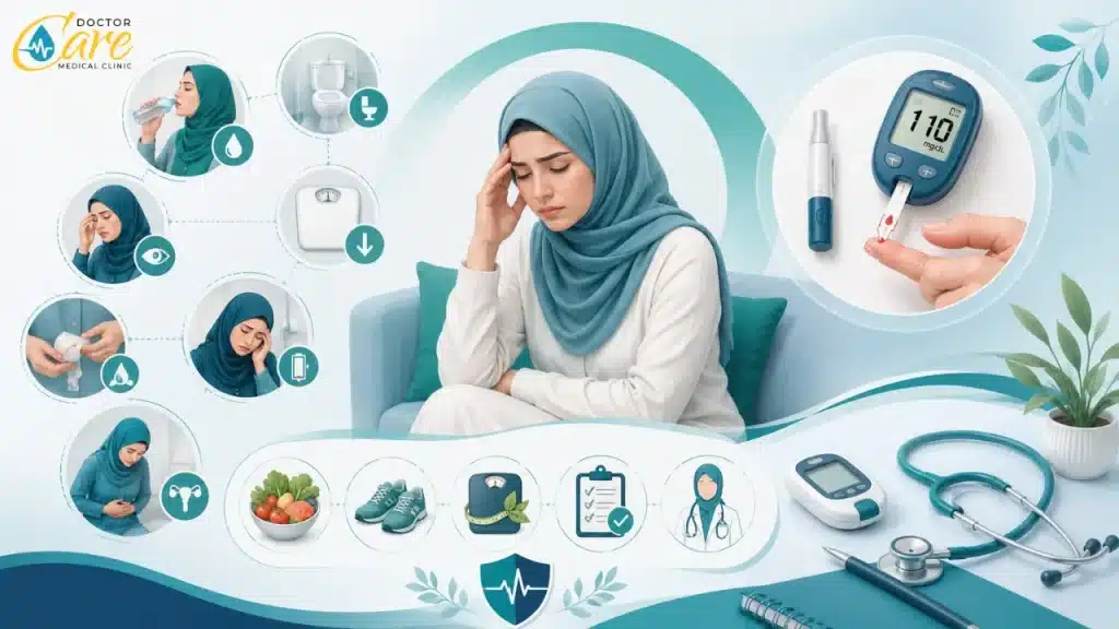 اعراض مرض السكر عند النساء