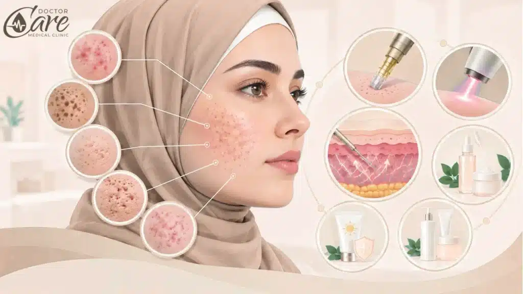علاج اثار الحبوب في الوجه