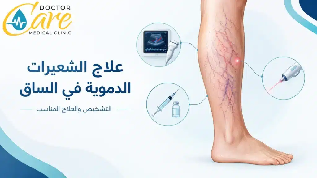 علاج الشعيرات الدموية في الساق